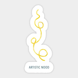 Artistic Nood Sticker